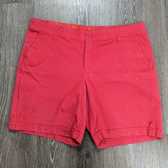 Gloria Vanderbilt Women's Plus Size Coral Elastic Fit Waist Size 16W - Picture 1 of 4